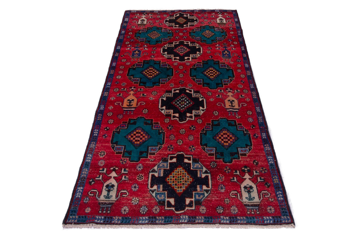 3674, Persian Shiraz Runner Rug