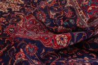 Persian Mahal oversized rug in navy and deep red, view 17 of 20