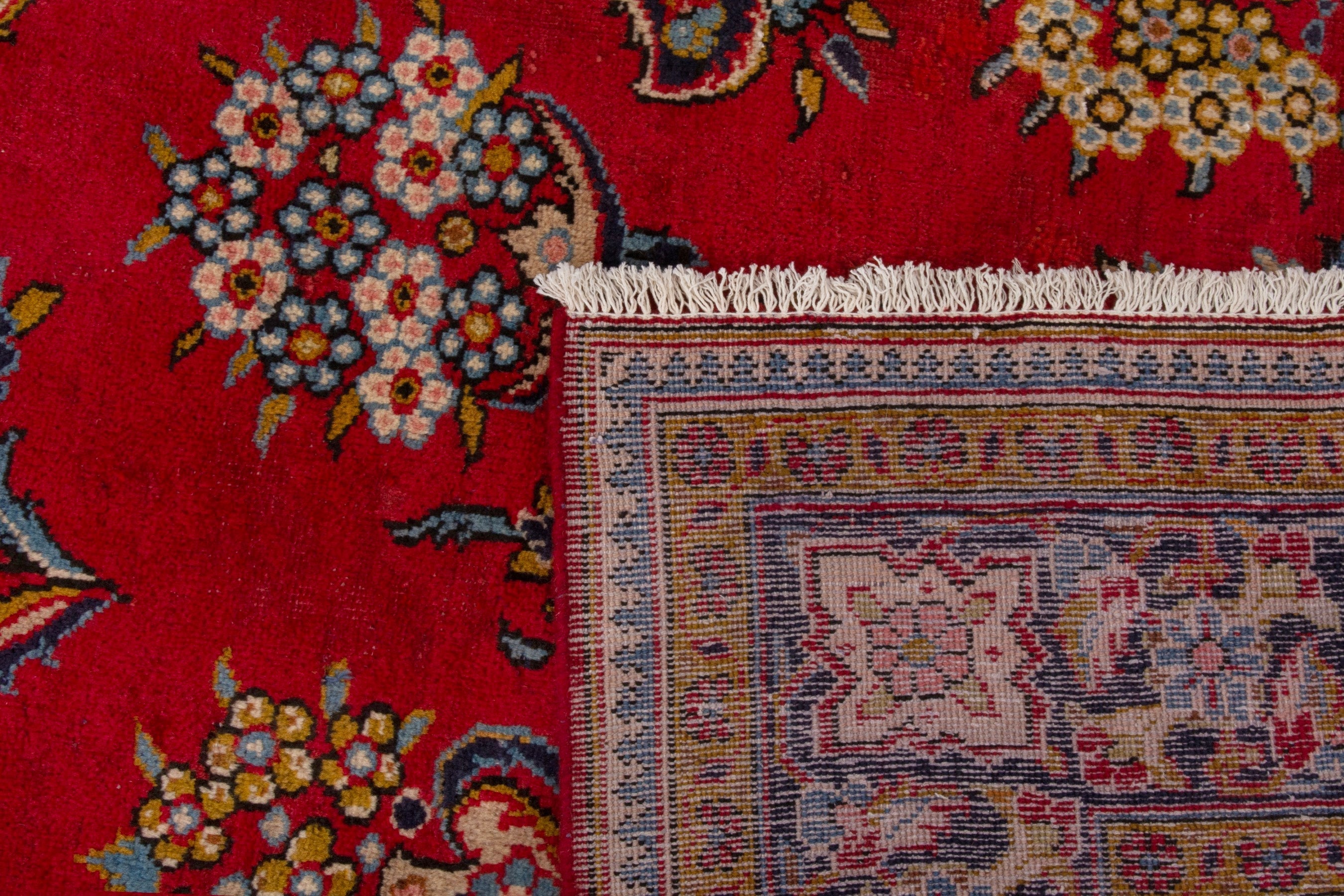Persian Vist area rug in deep red and burgundy, view 22 of 22