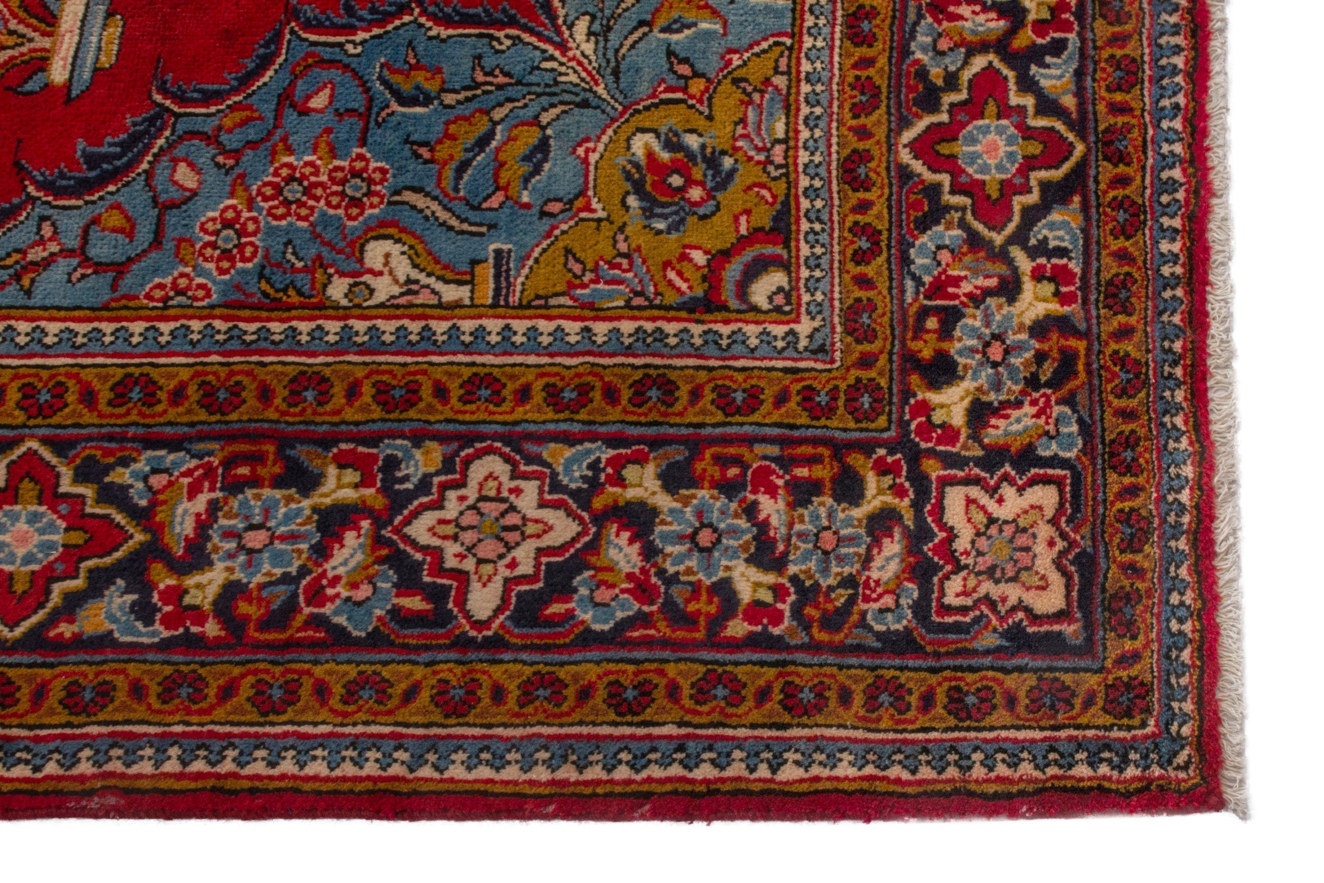 Persian Vist area rug in deep red and burgundy, view 10 of 22