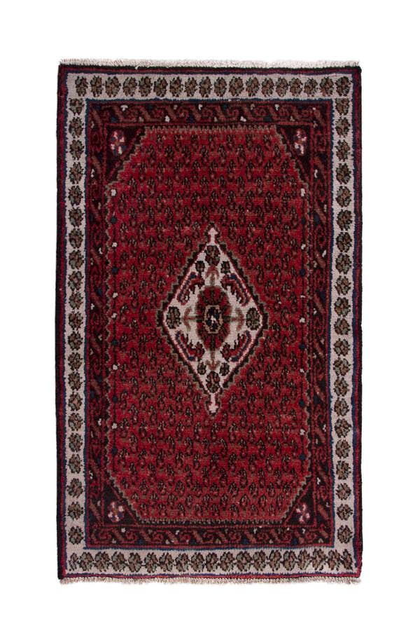 3753, Persian Botteh Mini Rug