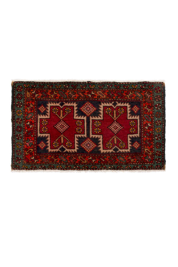 3756, Persian Azerbaijan Mini Rug