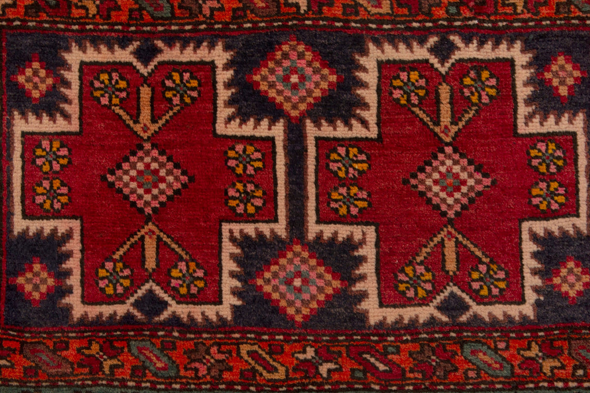 3756, Persian Azerbaijan Mini Rug