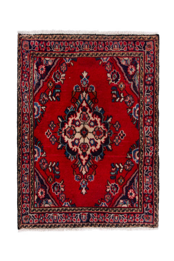 3769, Persian Hamadan Mini Rug