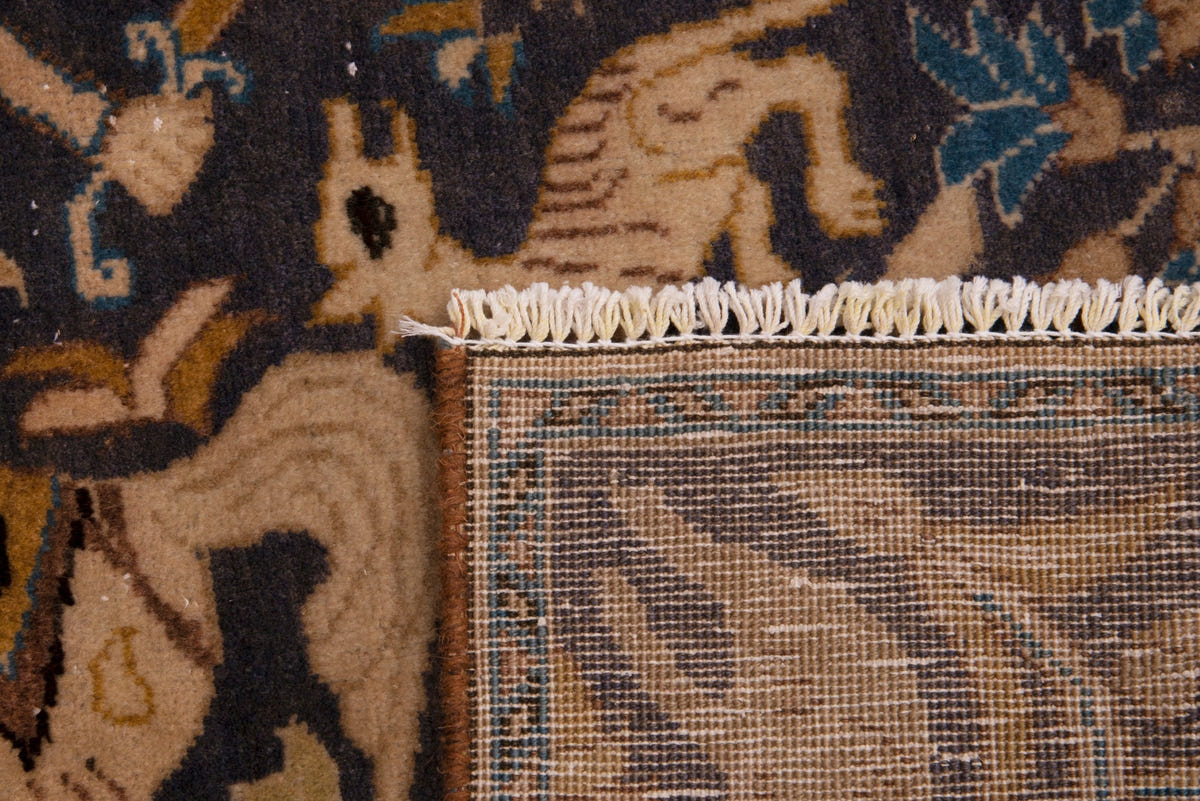 3771, Persian Shahreza Mini Rug
