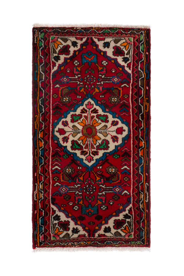 3774, Persian Hamadan Mini Rug