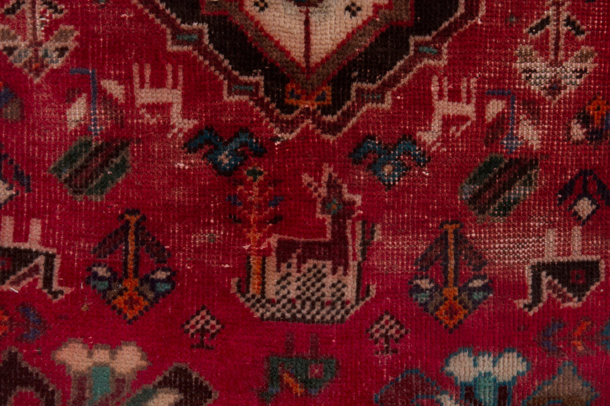 3776, Persian Shiraz Mini Rug