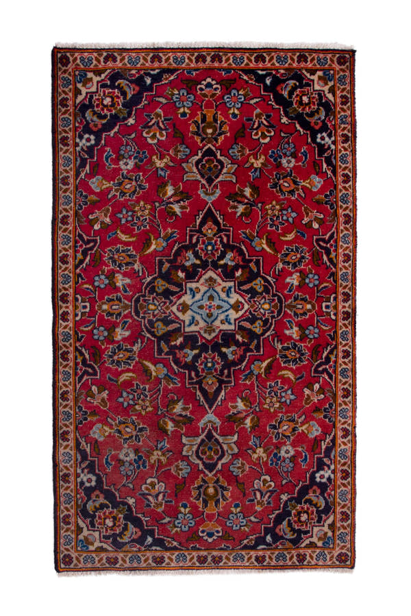 3780, Persian Kashan Mini Rug