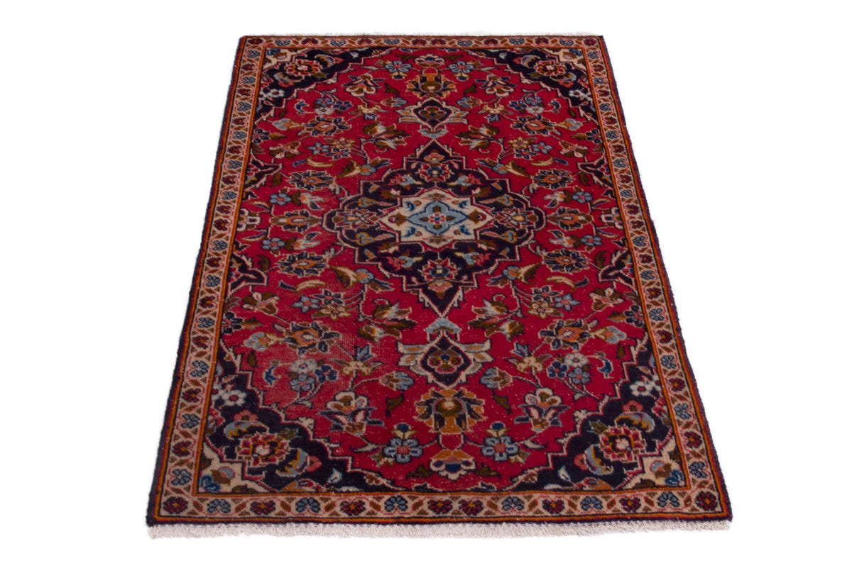 3780, Persian Kashan Mini Rug