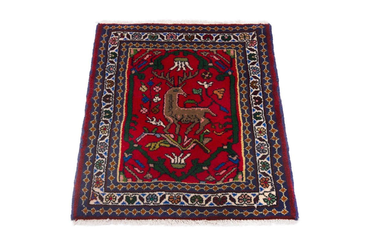 3787, Persian Shiraz Mini Rug