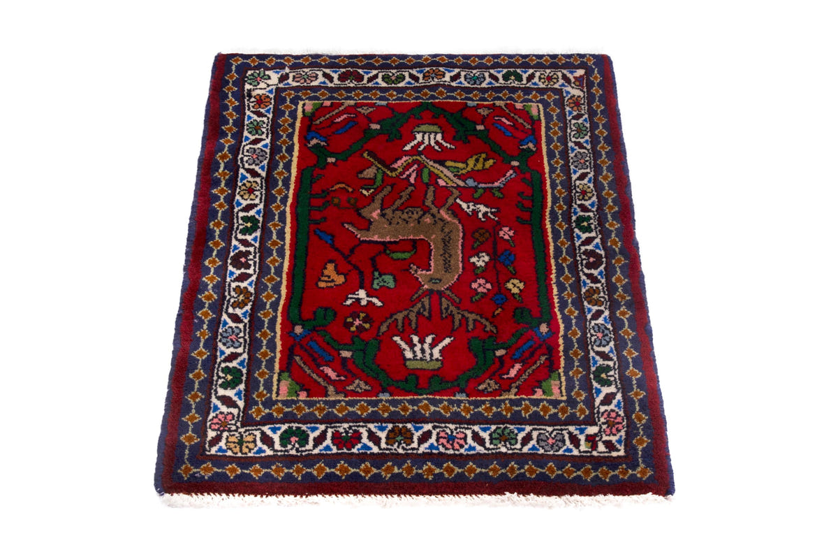 3787, Persian Shiraz Mini Rug