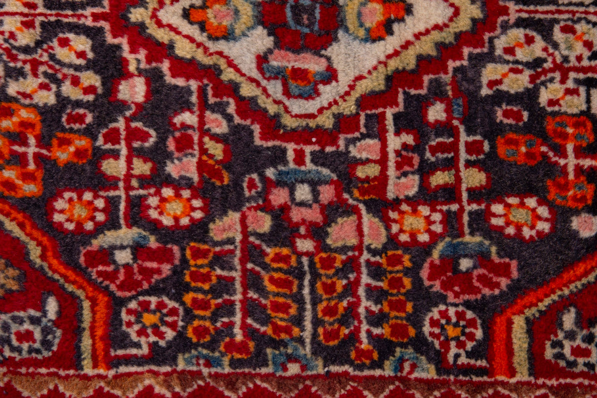 3788, Persian Hamadan Mini Rug