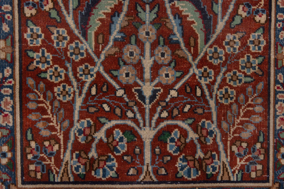 3797, Persian Kerman Mini Rug