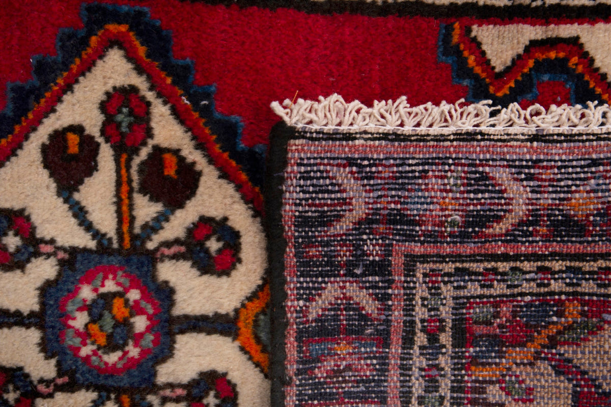 3808, Persian Hamadan Mini Rug