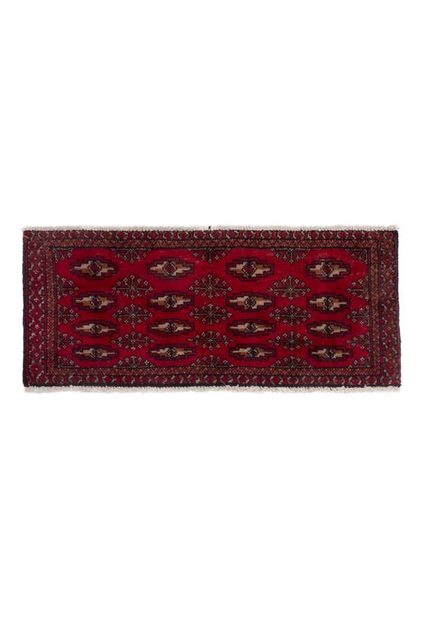 3811, Persian Torkaman Mini Rug