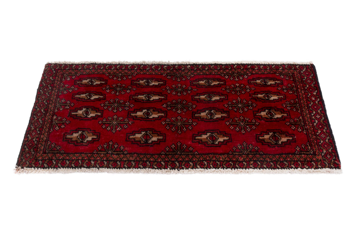 3811, Persian Torkaman Mini Rug