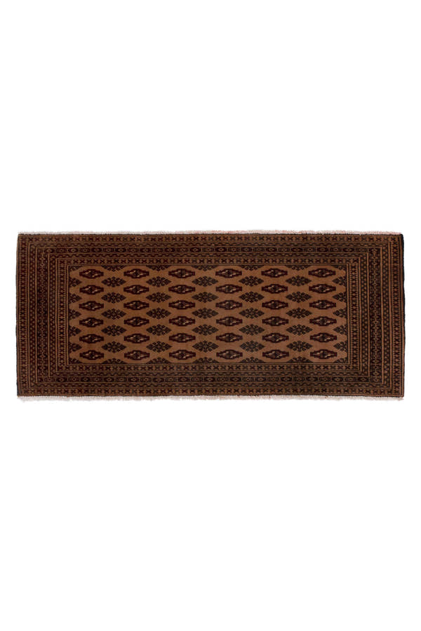 3813, Persian Torkaman Mini Rug