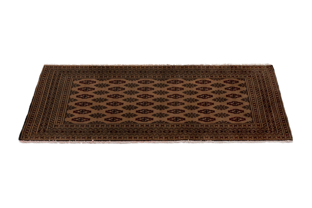 3813, Persian Torkaman Mini Rug