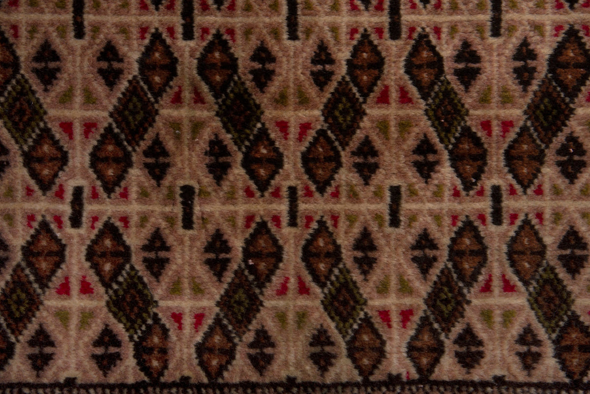 3824, Persian Torkaman Mini Rug