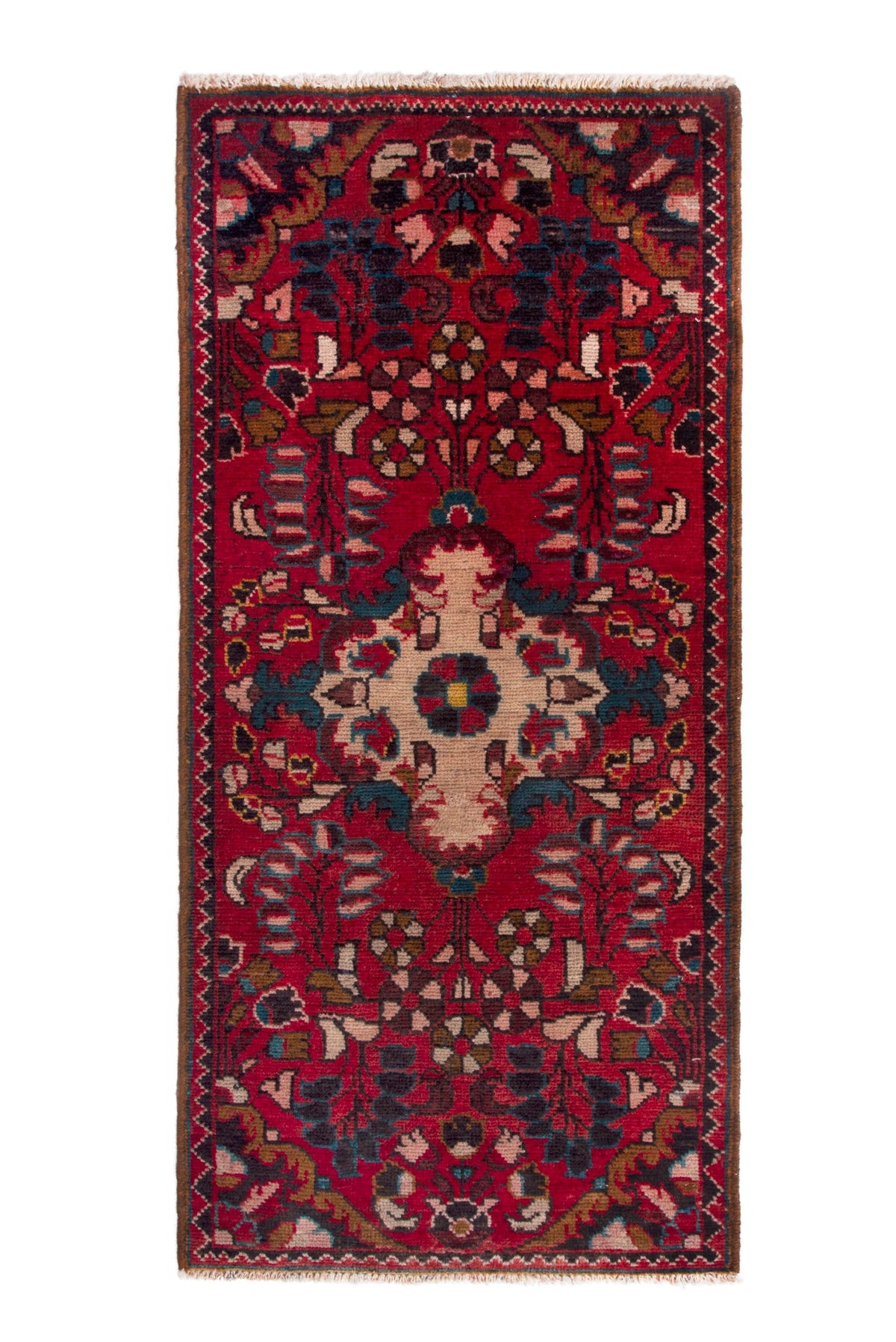 3829, Persian Hamadan Mini Rug