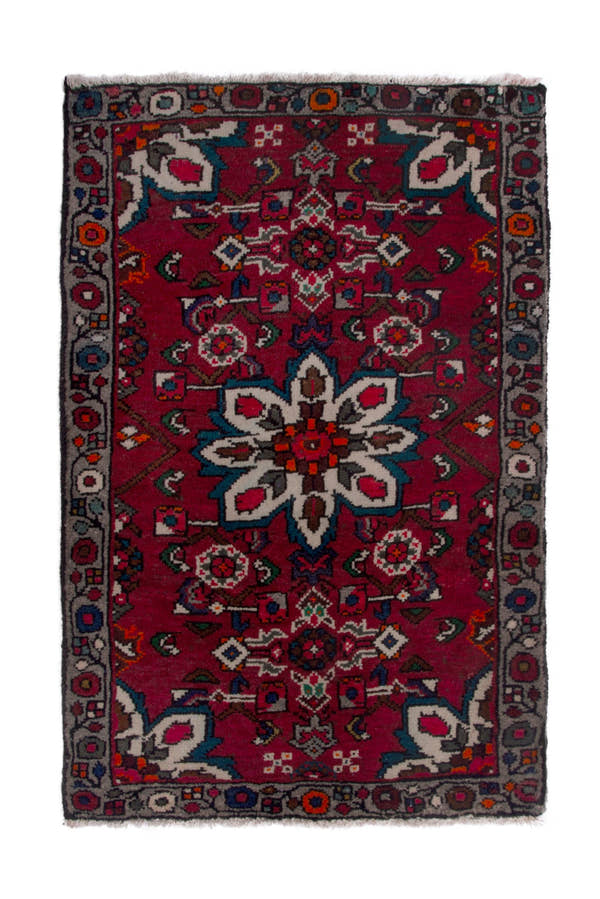 3838, Persian Hamadan Mini Rug