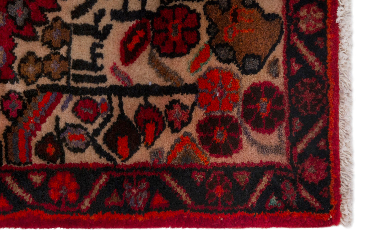 3844, Persian Hamadan Mini Rug