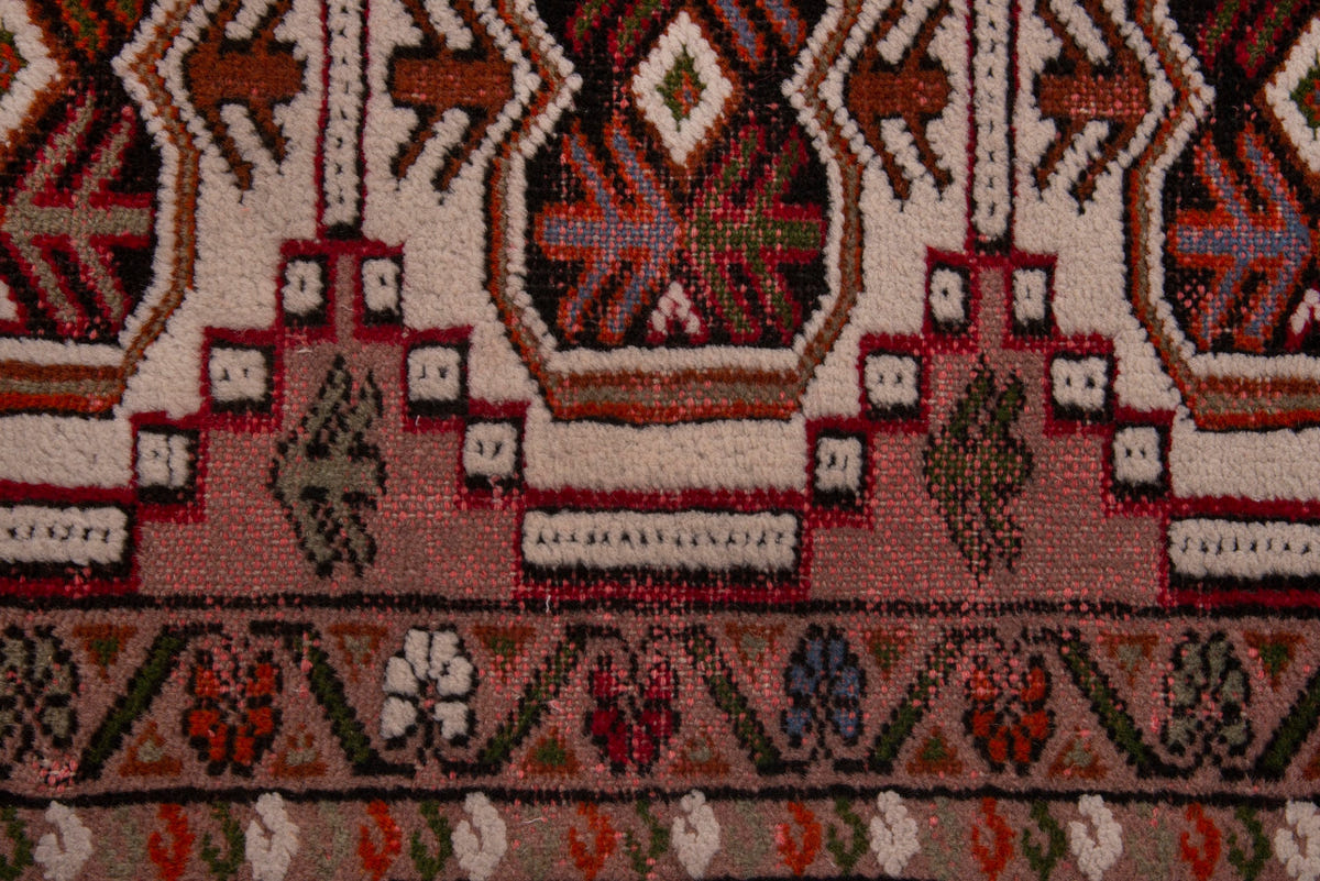 3845, Persian Torkaman Mini Rug
