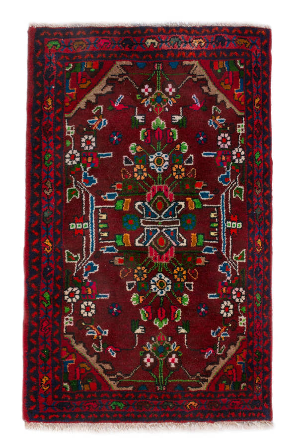 3850, Persian Hamadan Mini Rug