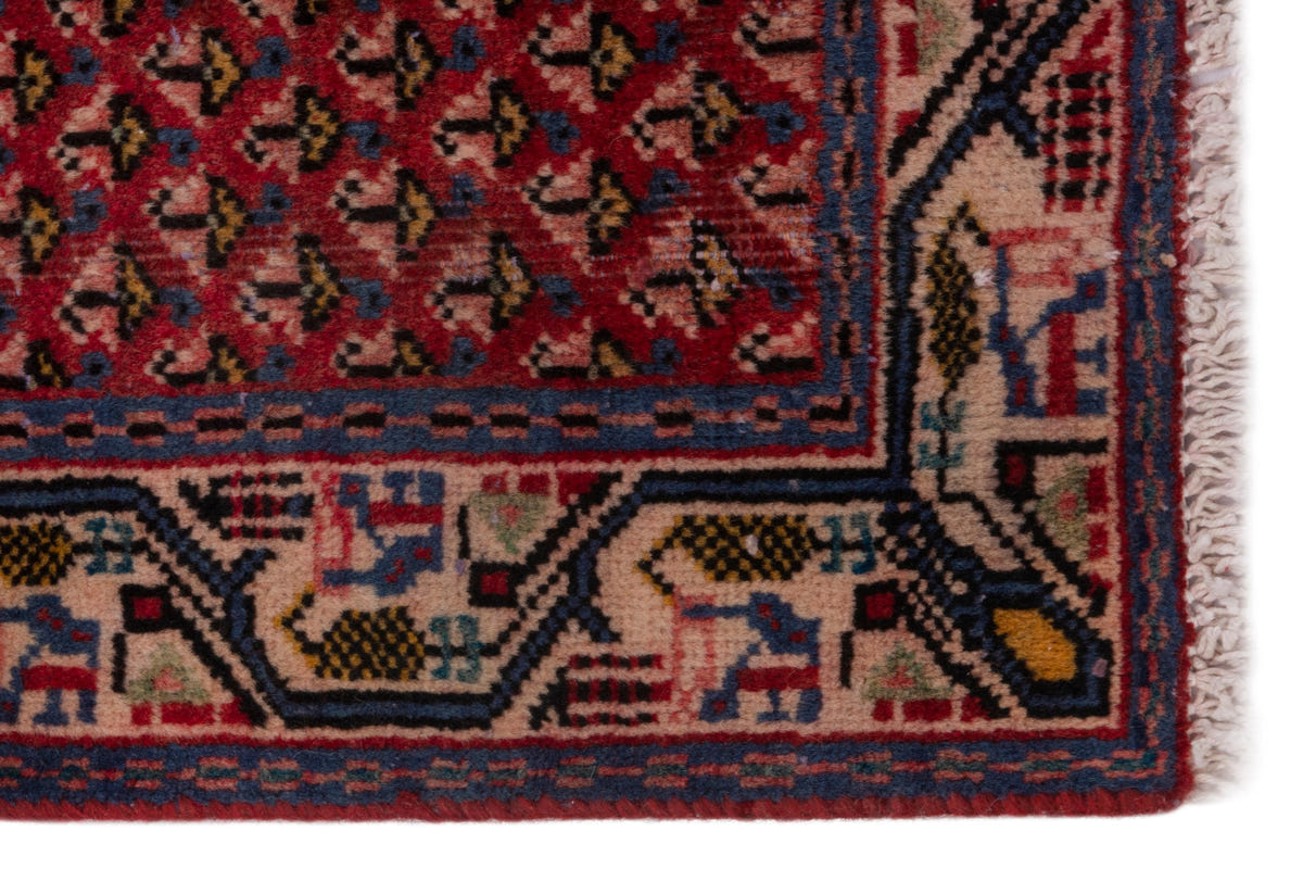 3854, Persian Botteh Mini Rug