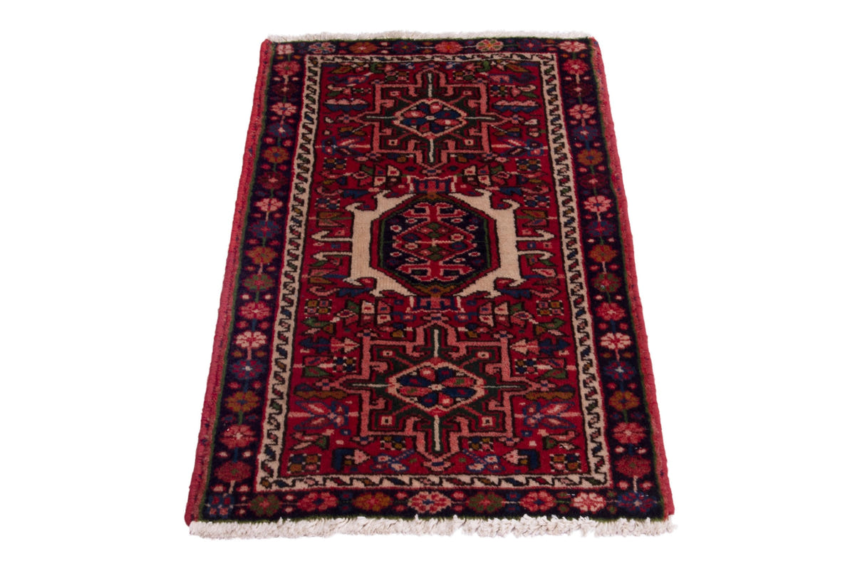 3861, Persian Gharajeh Mini Rug