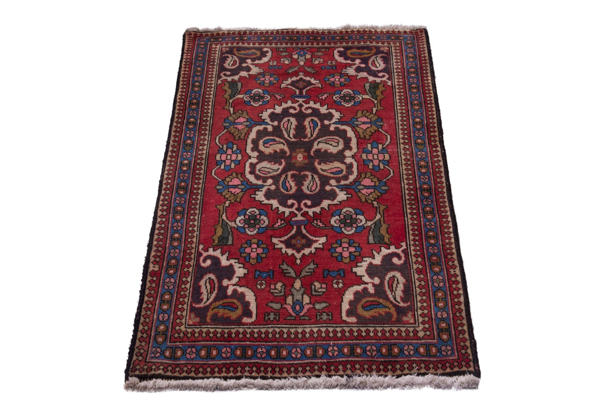 3864, Persian Tabriz Mini Rug