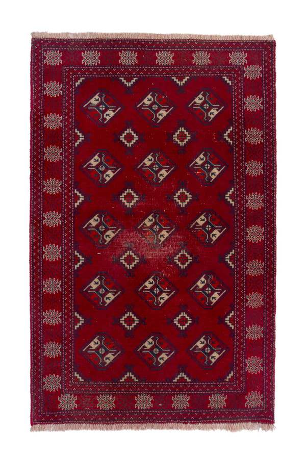 3866, Persian Torkaman Rug