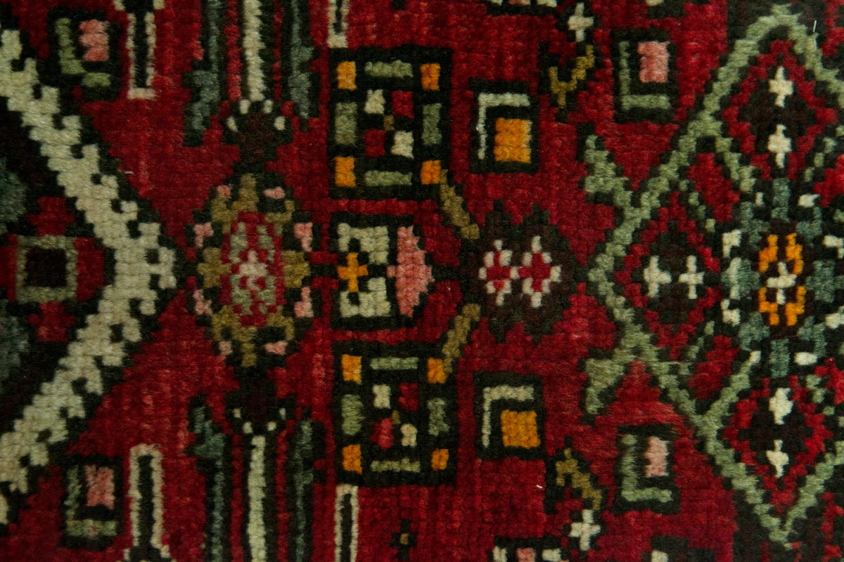 3877, Persian Hamadan Mini Rug