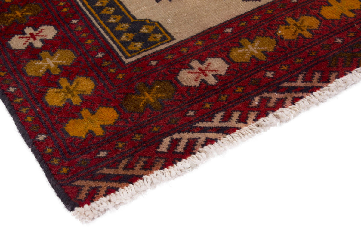 3883, Persian Torkaman Mini Rug