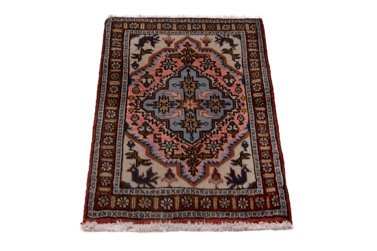 3885, Persian Ardabil Mini Rug