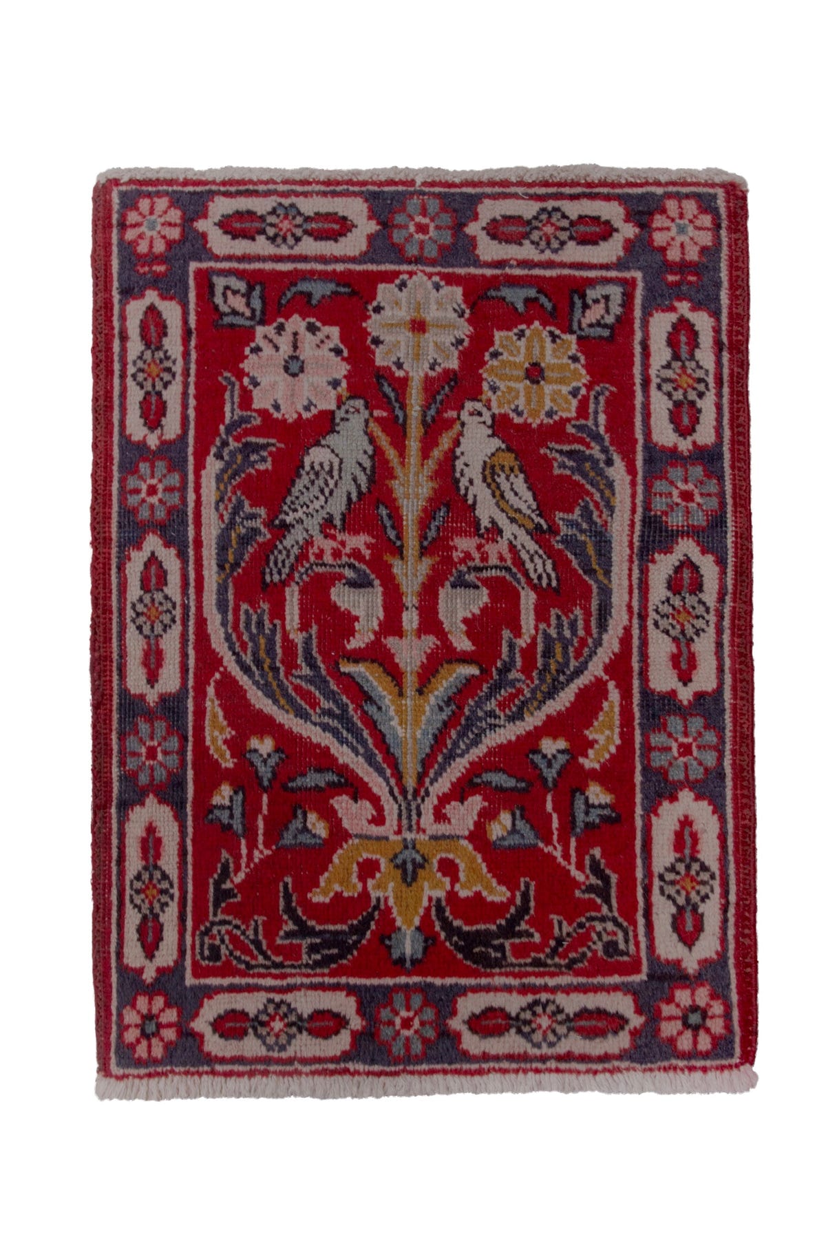 3890, Persian Tabriz Mini Rug