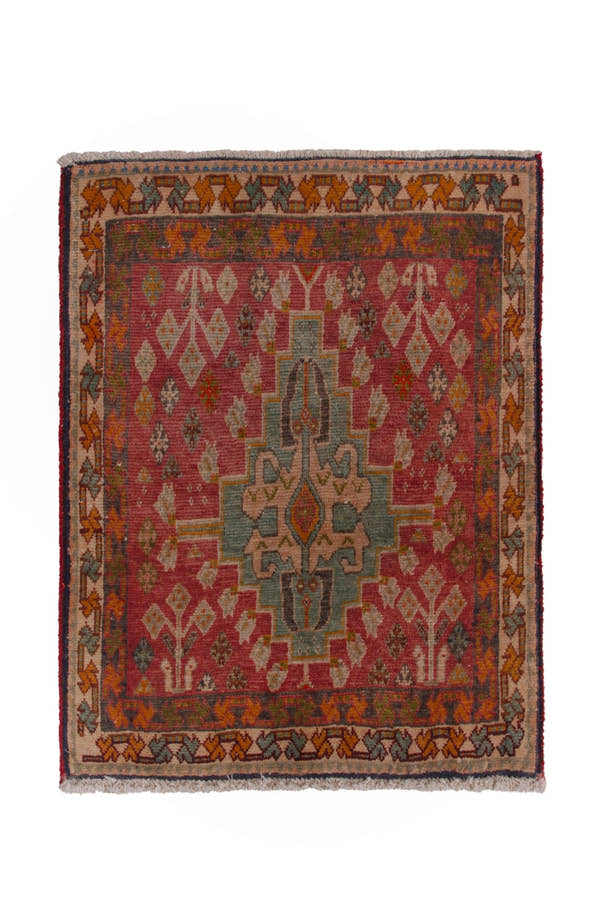 3891, Persian Shiraz Mini Rug