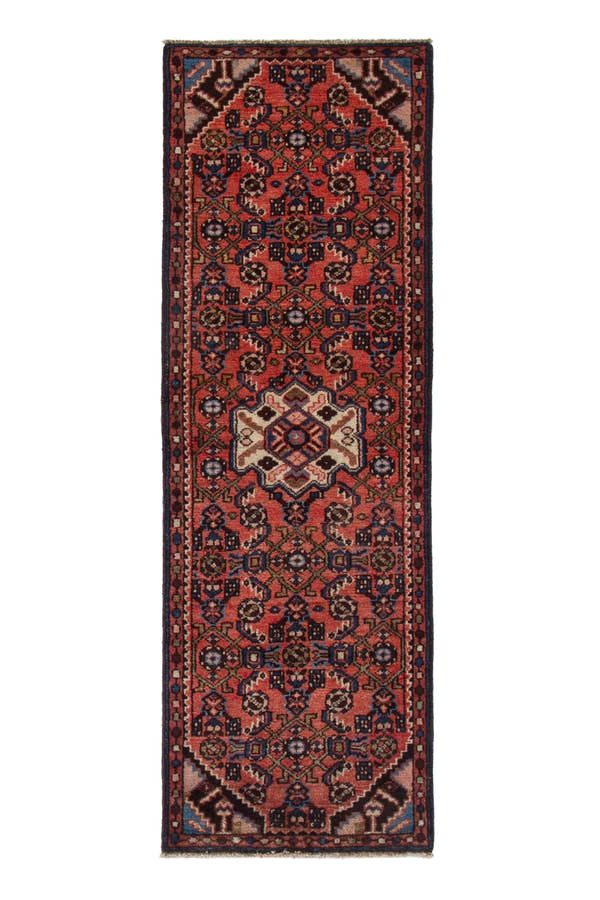 3915, Persian Hamadan Runner Rug