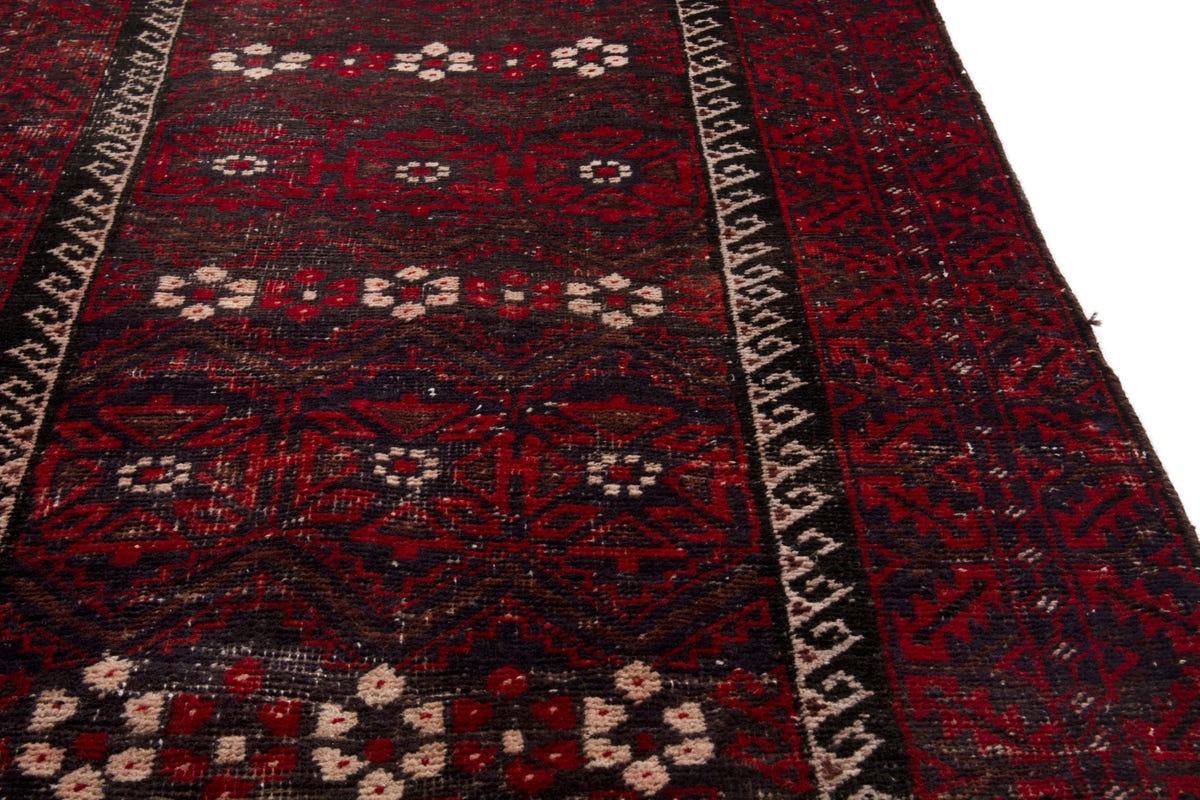 3928, Persian Baluch Area Rug