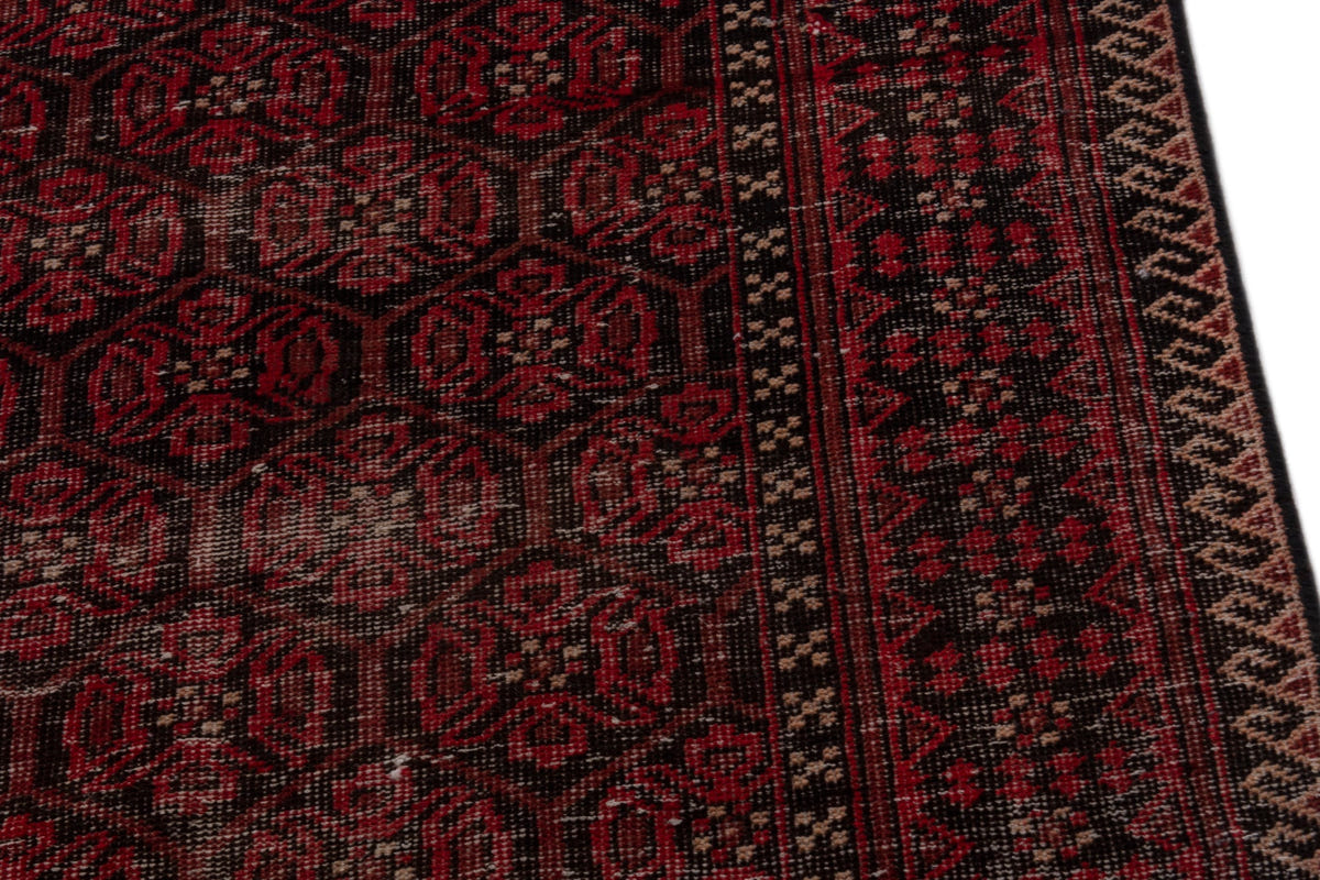 3932, Persian Baluch Area Rug
