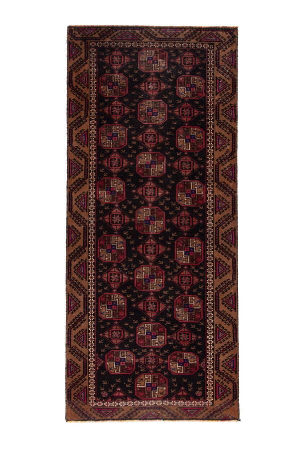 3946, Persian Torkaman Area Rug