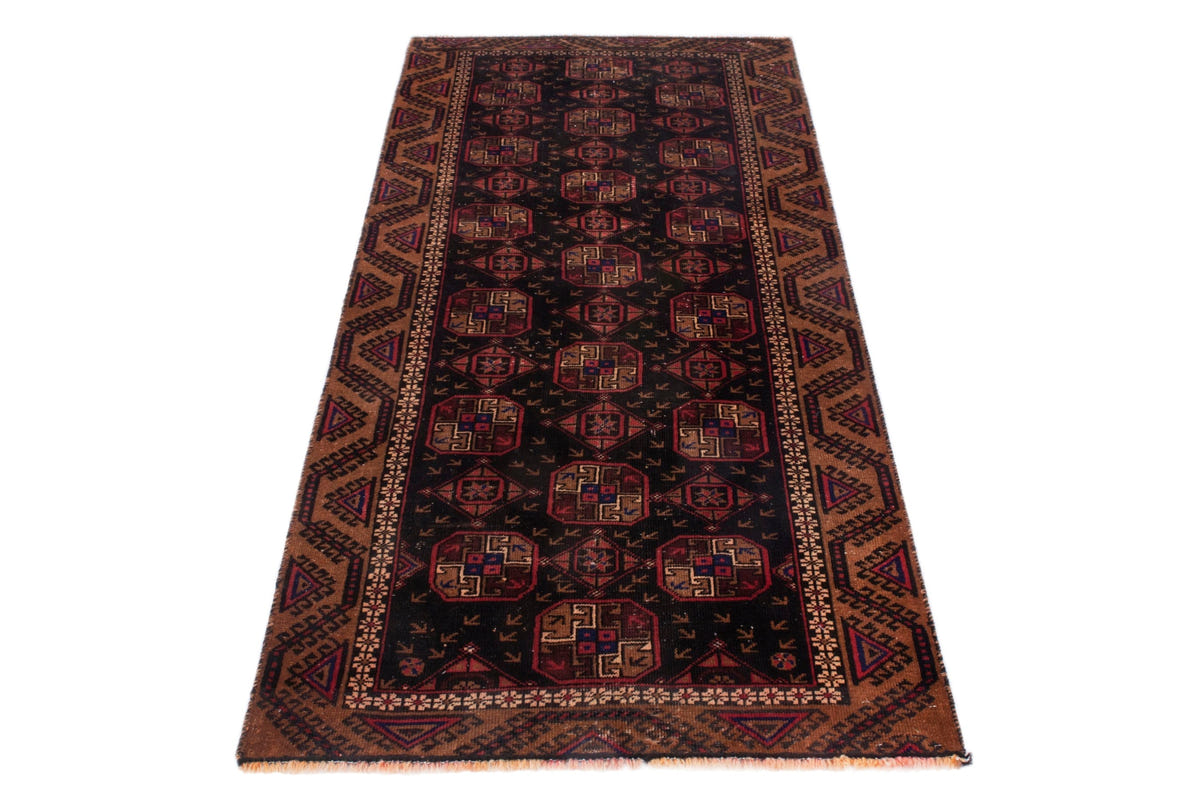 3946, Persian Torkaman Area Rug
