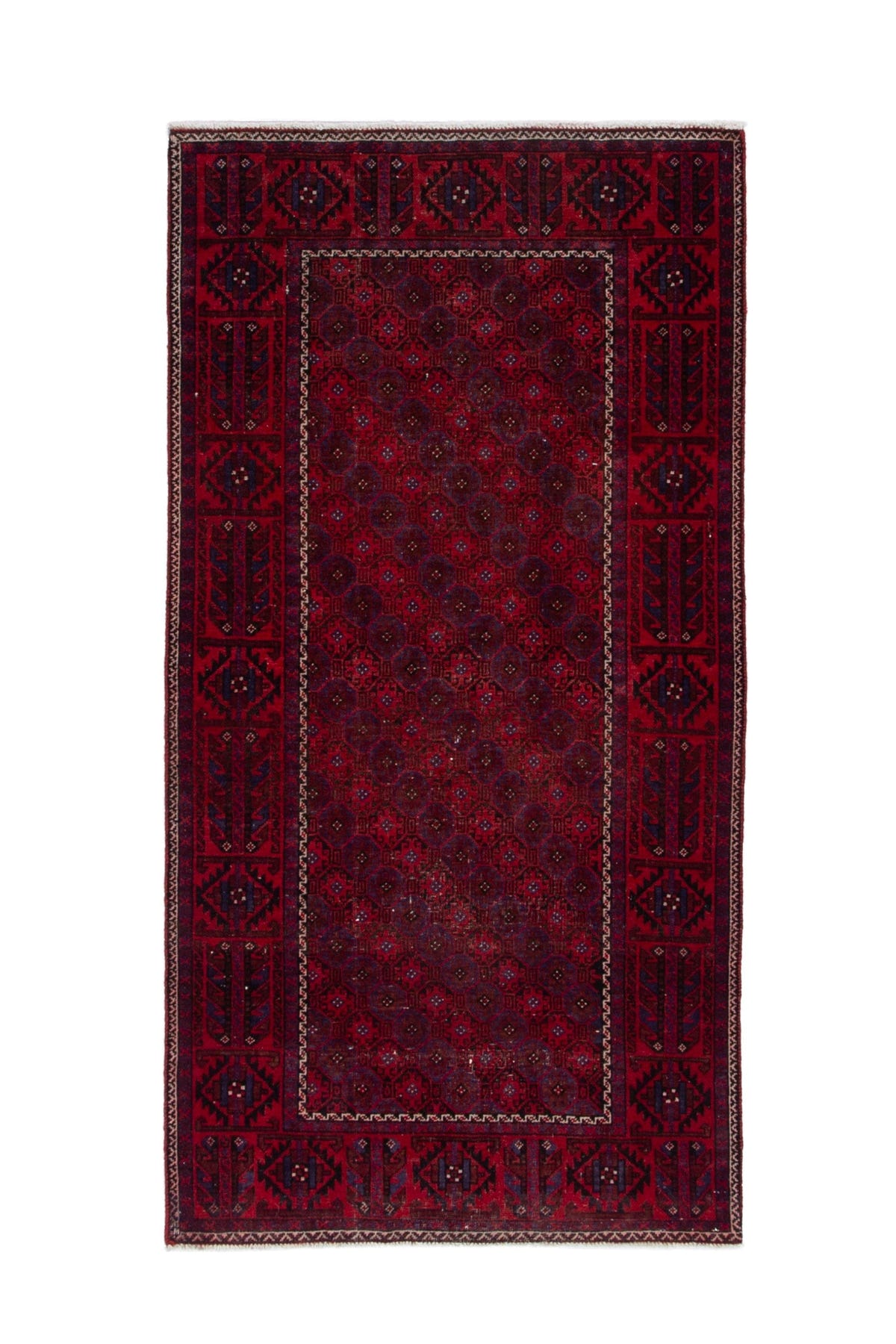 3951, Persian Baluch Area Rug