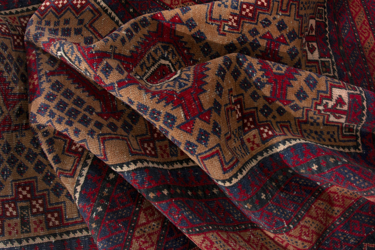 3962, Persian Baluch Area Rug