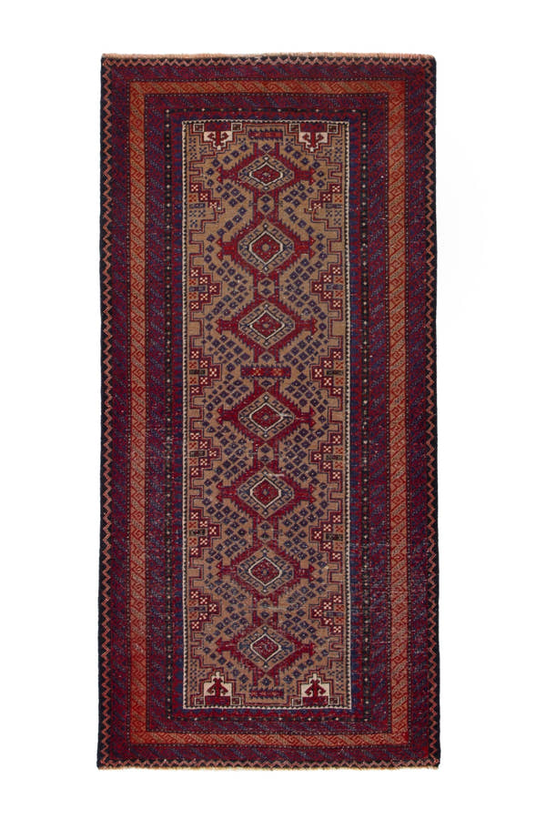 3962, Persian Baluch Area Rug