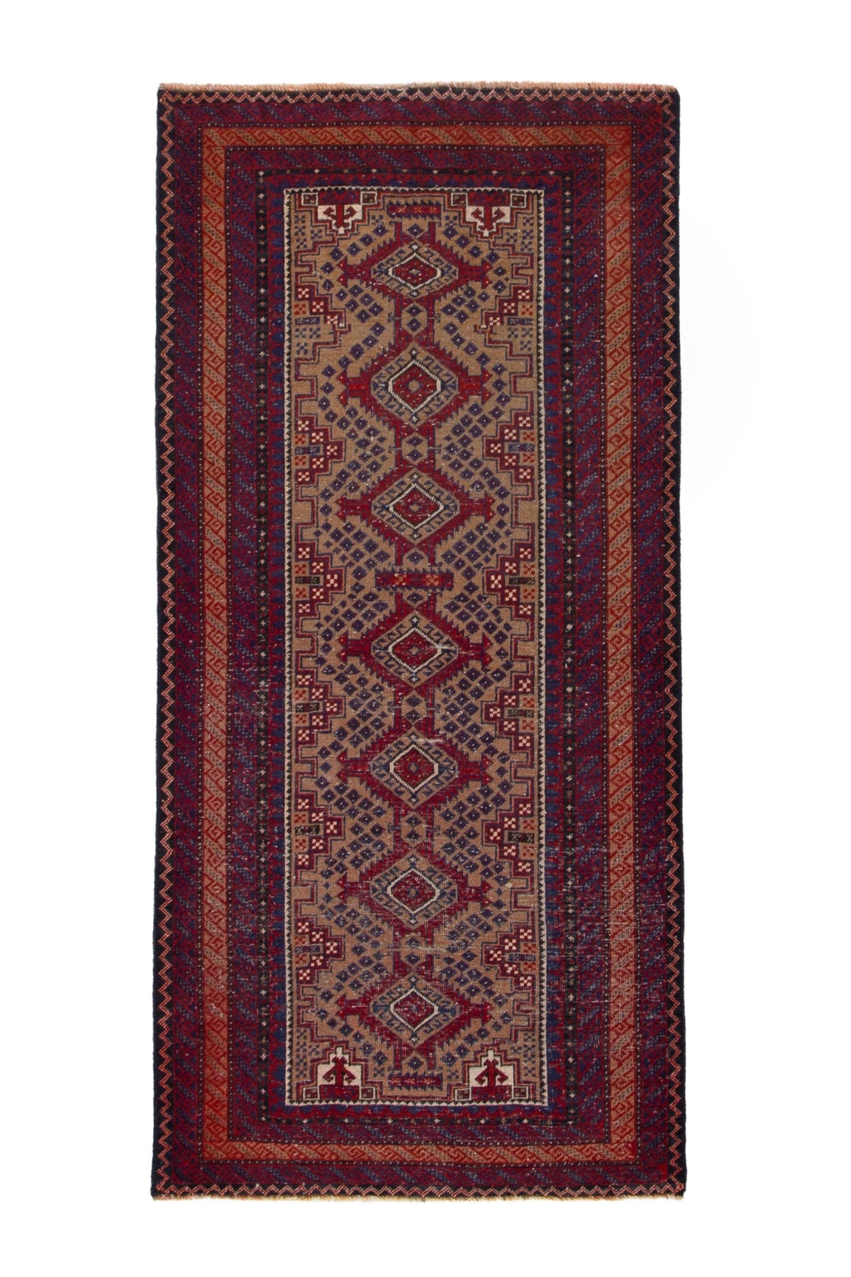 3962, Persian Baluch Area Rug
