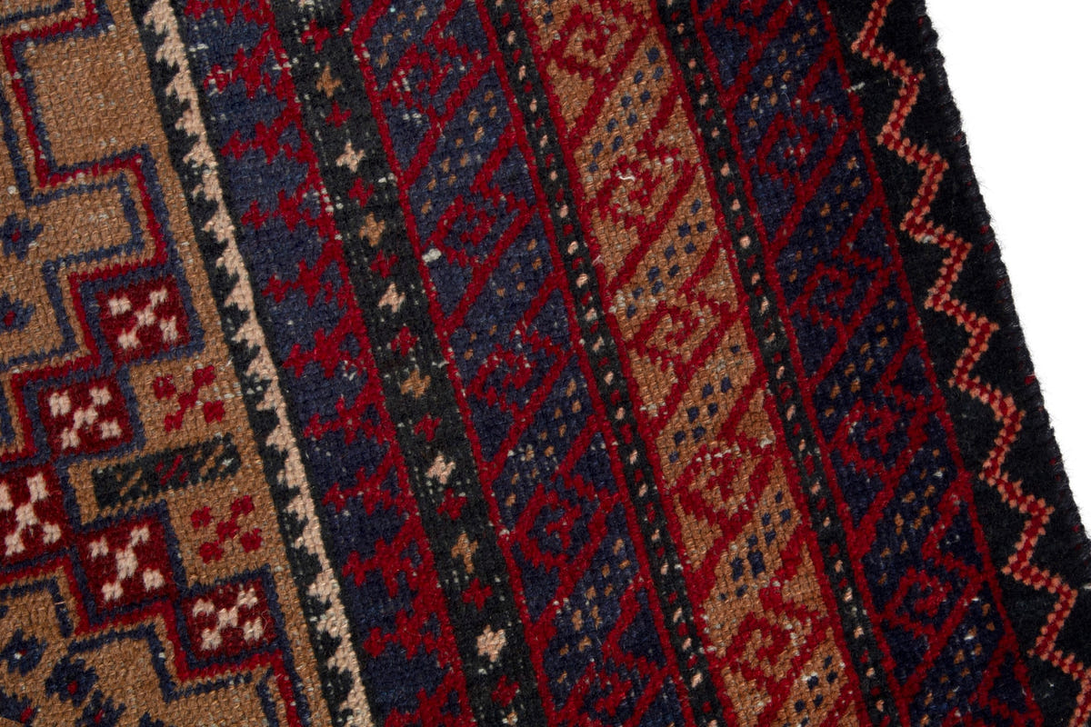 3962, Persian Baluch Area Rug