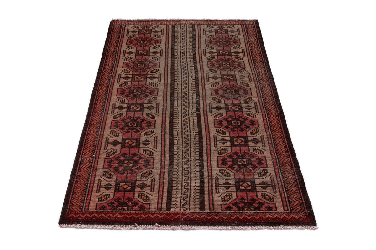3975, Persian Baluch Area Rug