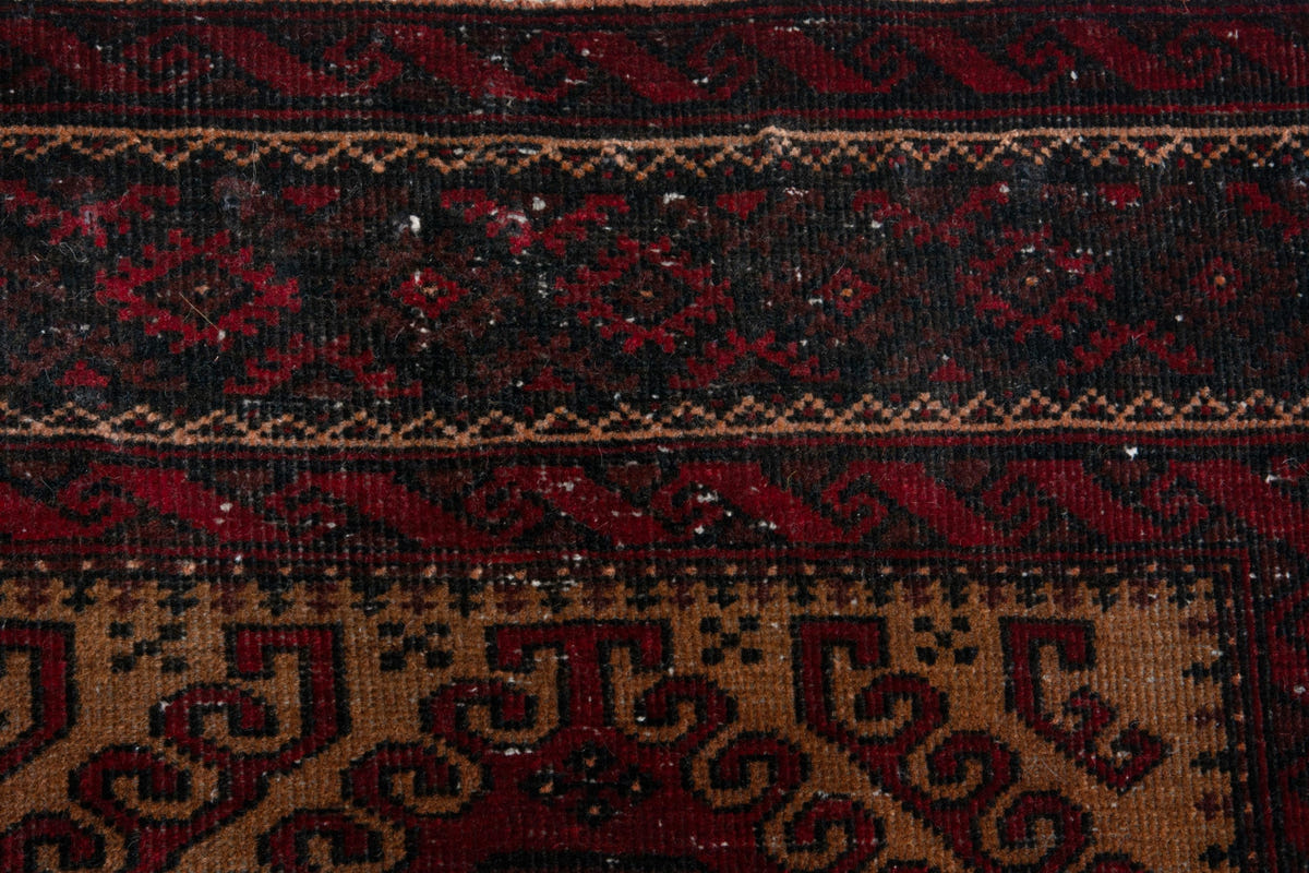 3990, Persian Baluch Area Rug