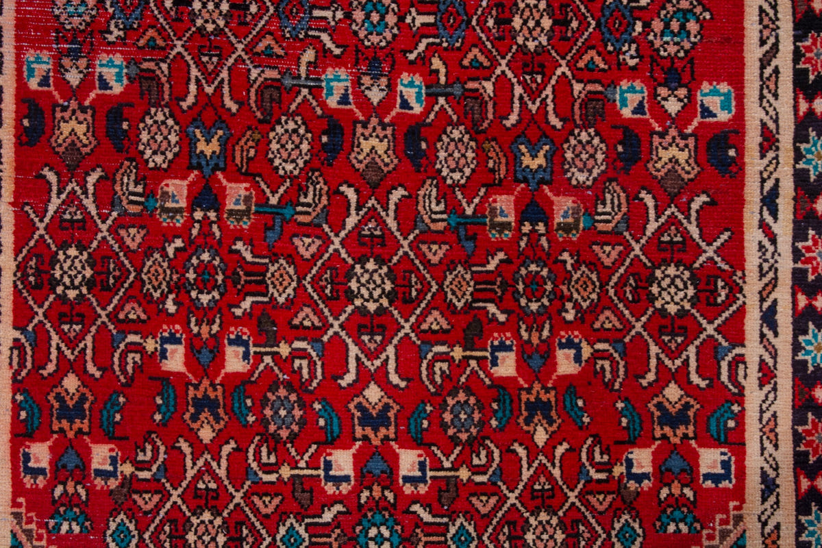 3995, Persian Hamadan Runner Rug